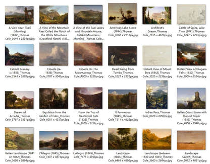 63 Painting Images by Thomas Cole American, 1801-1848 - Tibetan Buddhist thangka, front view