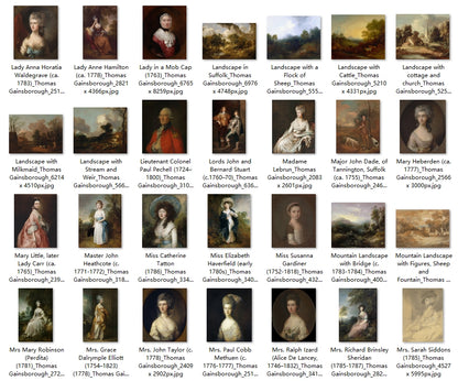 103 Painting Images by Thomas Gainsborough (English, 1727-1788)