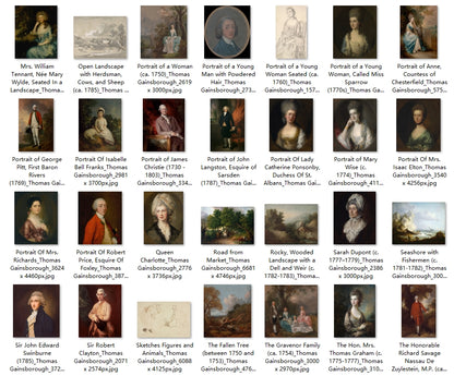 103 Painting Images by Thomas Gainsborough (English, 1727-1788)