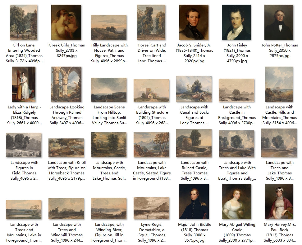 113 Painting Images by Thomas Sully (American, 1783-1872)