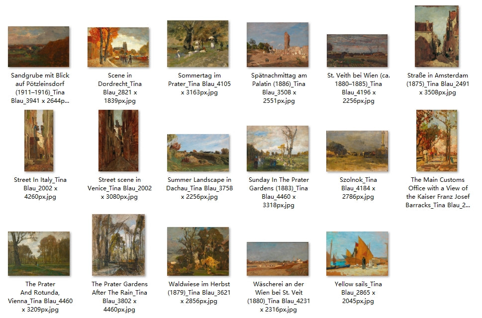 65 Painting Images by Tina Blau (Austrian, 1845-1916)