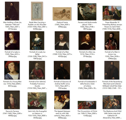 51 Painting Images by Titian (Italian, c. 1488-1576)