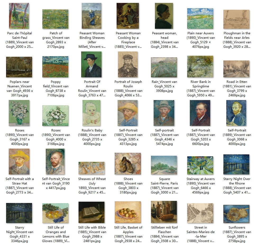 154 Painting Images by Vincent van Gogh (Dutch, 1853-1890)