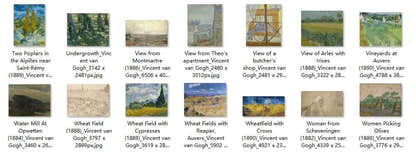 154 Painting Images by Vincent van Gogh Dutch, 1853-1890 - Tibetan Buddhist thangka, view 5