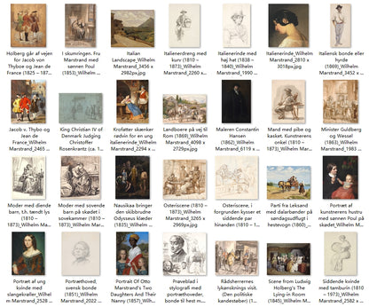 102 Painting Images by Wilhelm Marstrand (Danish, 1810-1873)