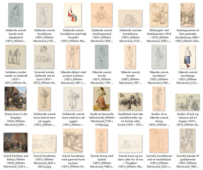 102 Painting Images by Wilhelm Marstrand (Danish, 1810-1873)