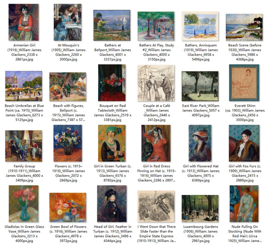 71 Painting Images by William James Glackens (American, 1870 - 1938)