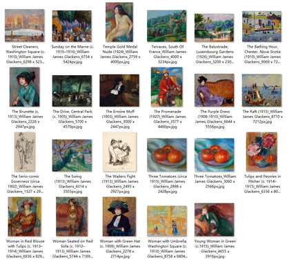 71 Painting Images by William James Glackens (American, 1870 - 1938)