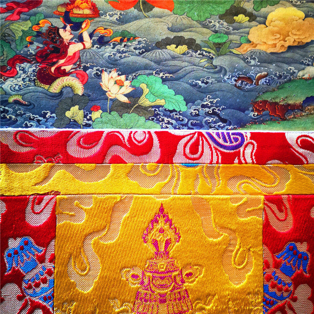 Shakyamuni - Tibetan thangka painting, view 11