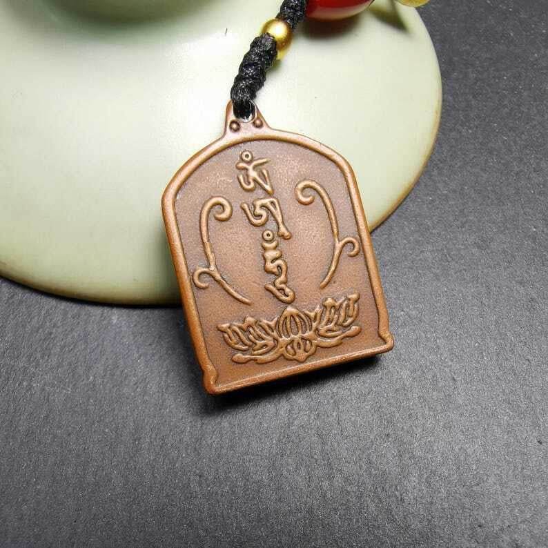 Statue Pendant,Vajrapani Amulet Badge - Tibetan Buddhist amulet, view 7
