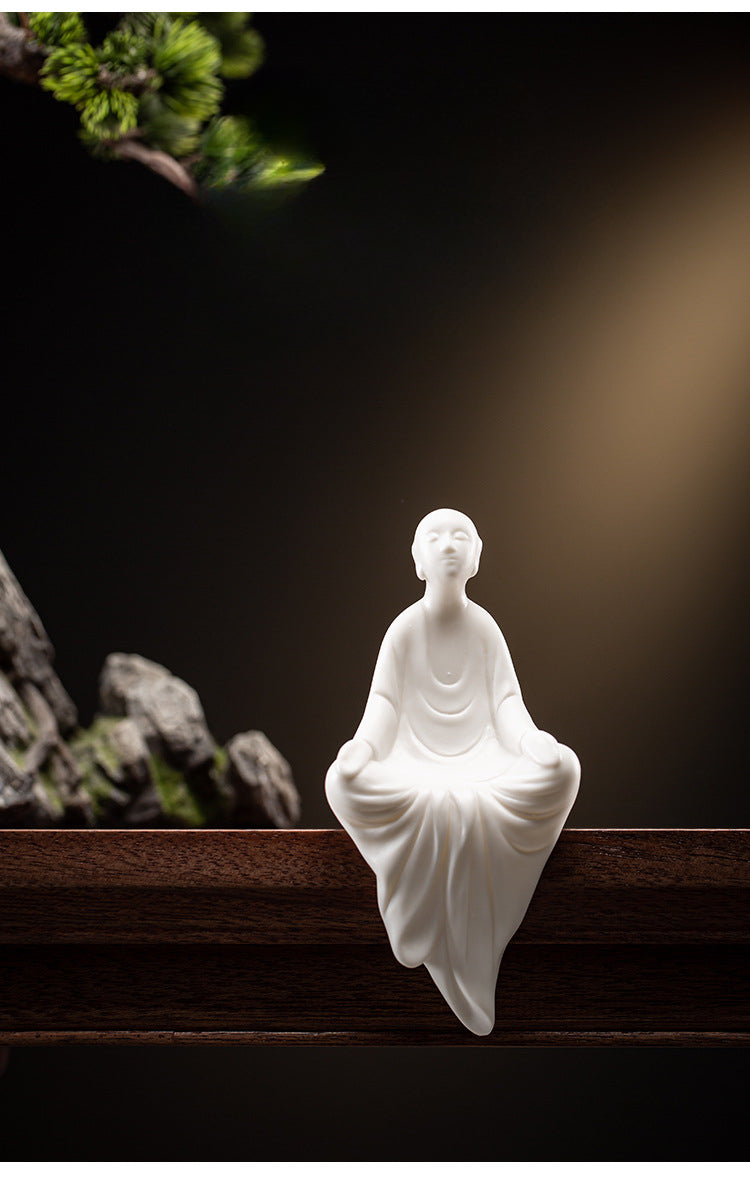 White Porcelain Buddha Statue