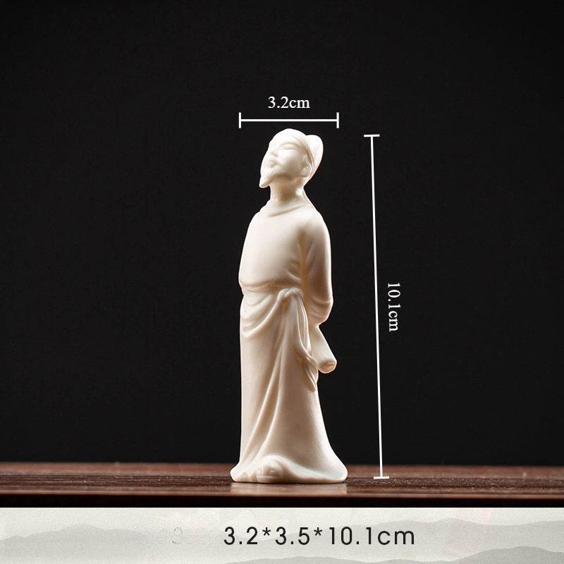 White Porcelain Buddha Statues - Tibetan Buddhist statue, view 8