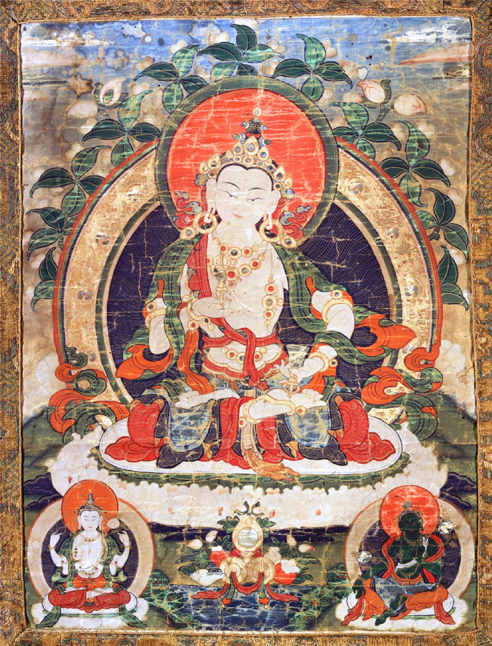 Gandhanra Handmade Thangka - Vajrasattva - from Kathok Monastery