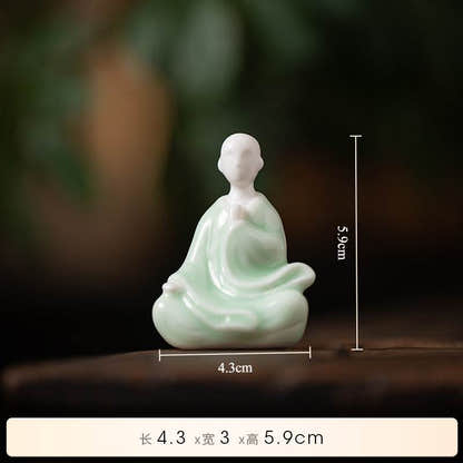 Ceramic Buddha Statues - Tibetan Buddhist statue, view 16