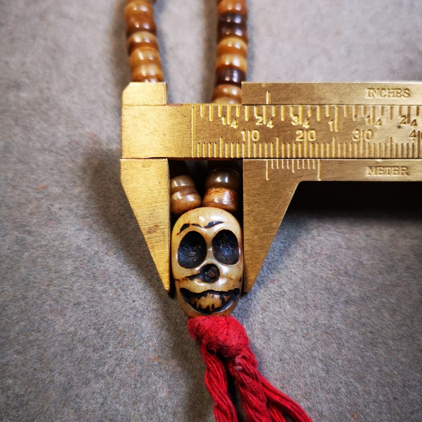 Yak Bone Mala Beads Necklace