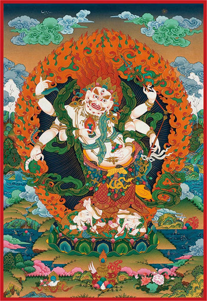 White Mahakala Image