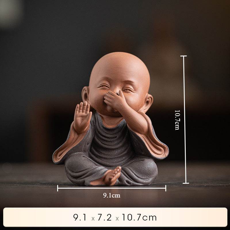Purple Sand Meditation Buddha Statues - Tibetan Buddhist statue, view 12