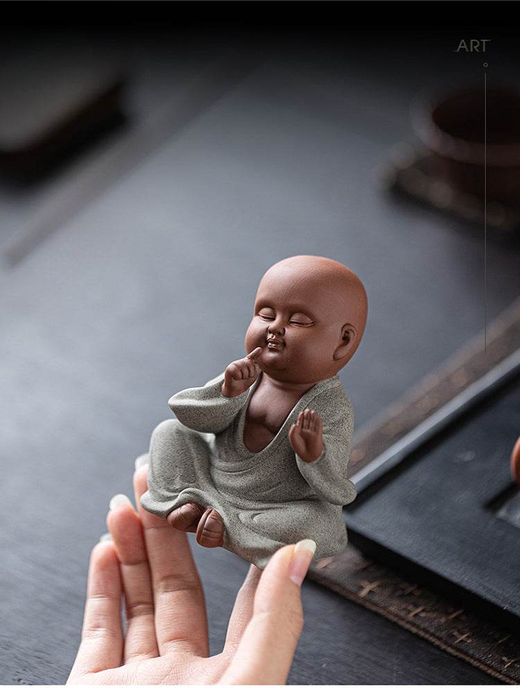 Purple Sand Meditation Buddha Statues - Tibetan Buddhist statue, view 18