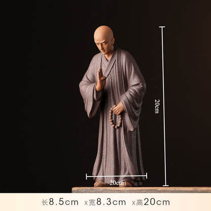 Purple Sand Meditation Buddha Statues - Tibetan Buddhist statue, view 6