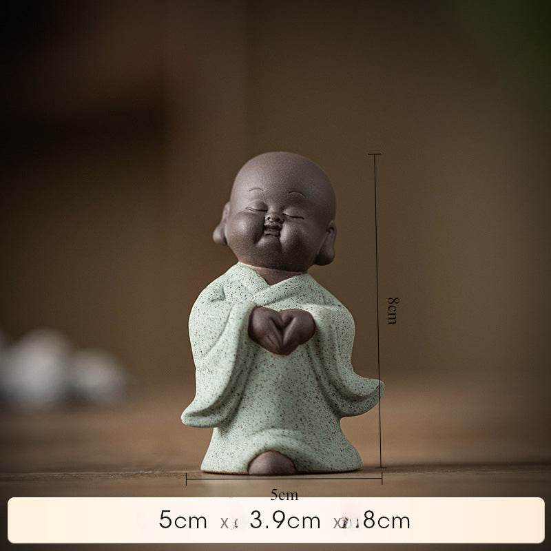 Purple Sand Meditation Buddha Statues - Tibetan Buddhist statue, view 6