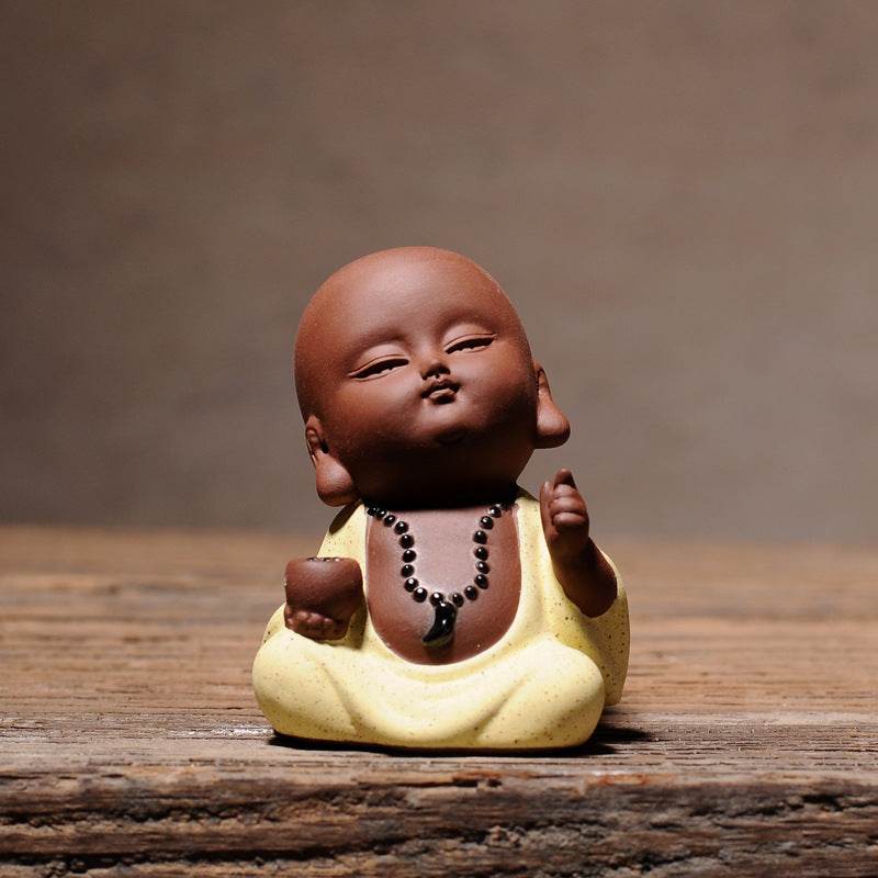 Purple Sand Meditation Buddha Statues - Tibetan Buddhist statue, view 8