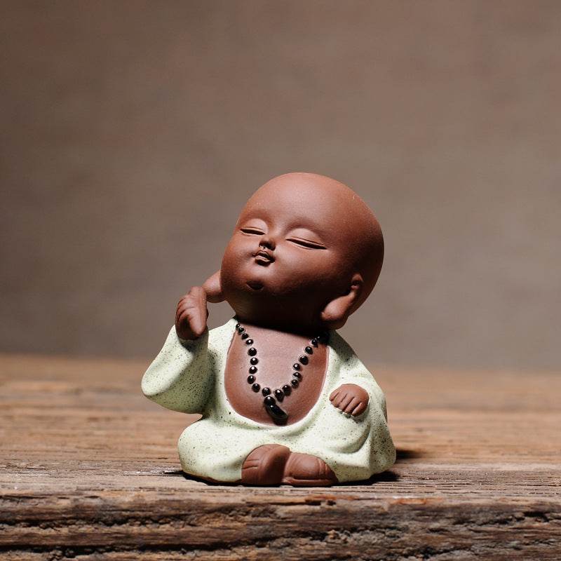 Purple Sand Meditation Buddha Statues - Tibetan Buddhist statue, view 9