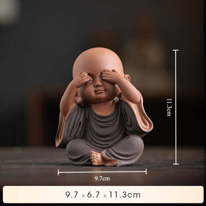 Purple Sand Meditation Buddha Statues - Tibetan Buddhist statue, view 11
