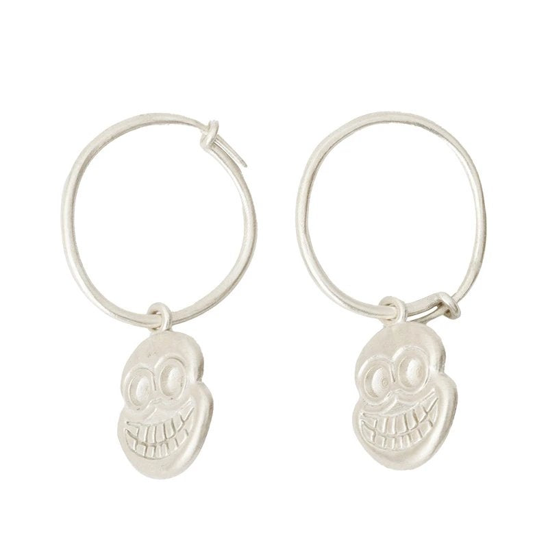 The God of Impermanence Silver Earrings