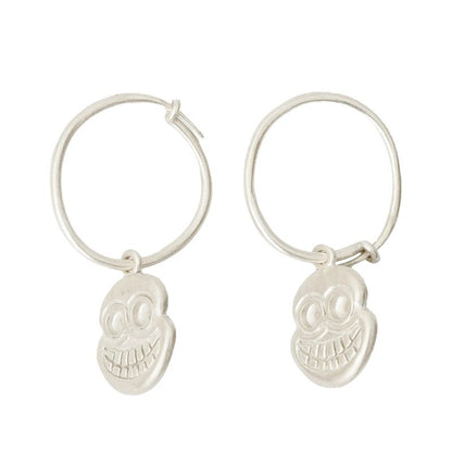 The God of Impermanence Silver Earrings