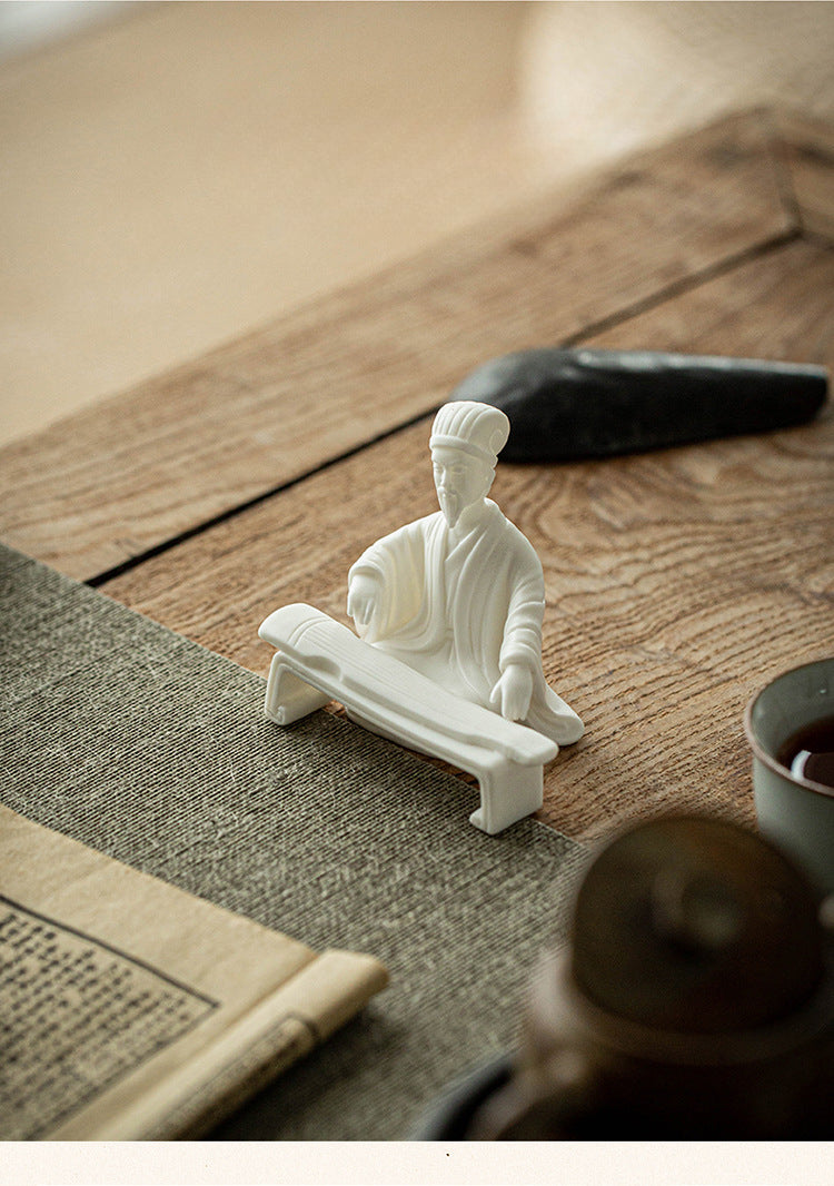 White Porcelain Buddha Statues