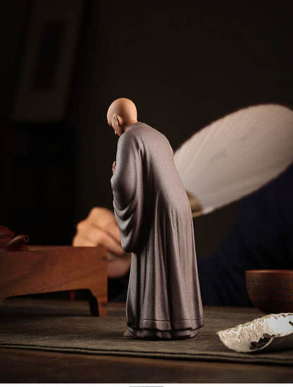 Purple Sand Meditation Buddha Statues - Tibetan Buddhist statue, view 8