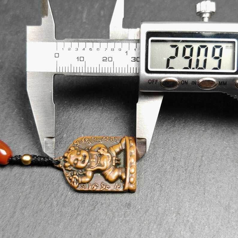 Statue Pendant,Vajrapani Amulet Badge - Tibetan Buddhist amulet, view 9