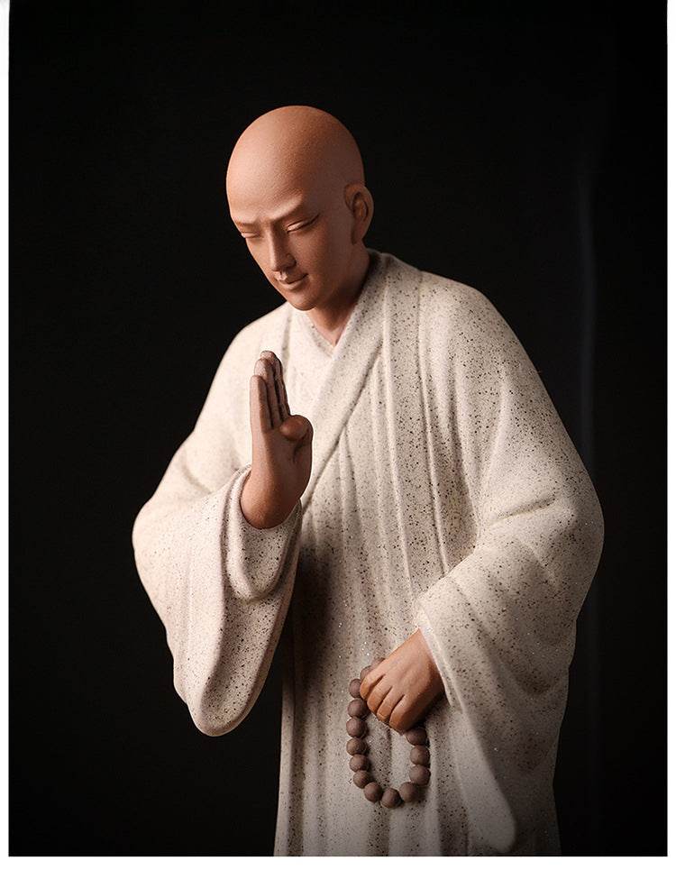 Purple Sand Meditation Buddha Statues - Tibetan Buddhist statue, view 8