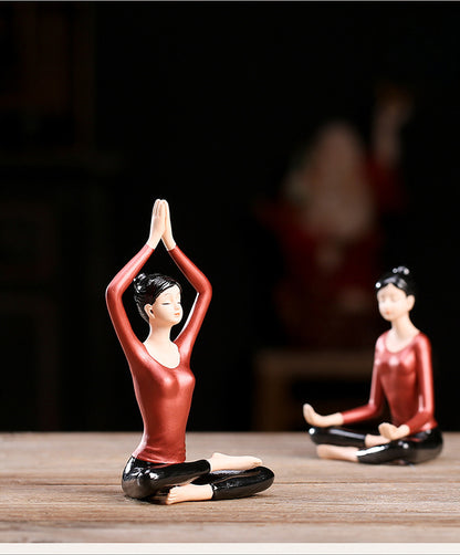 Ceramic Yoga Statues