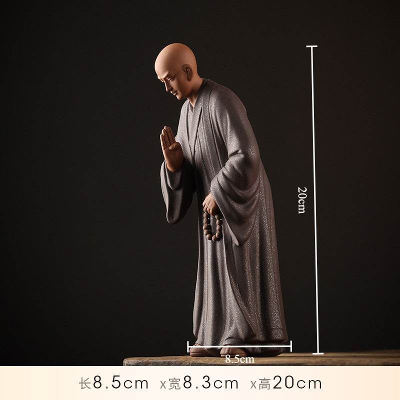 Purple Sand Meditation Buddha Statues - Tibetan Buddhist statue, view 6