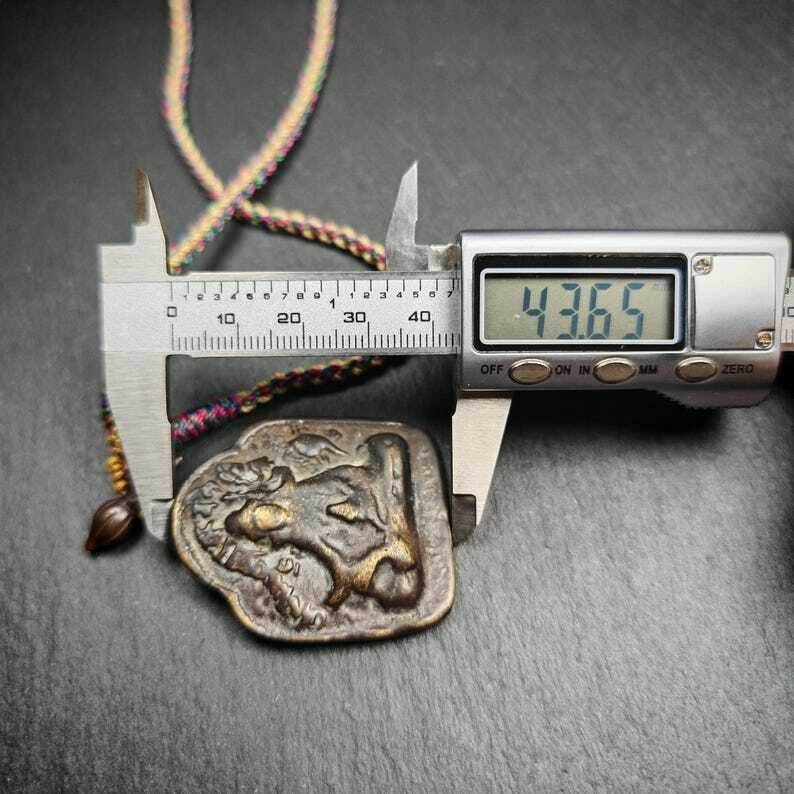 Buddha Statue Amulet Guru Rinpoche,Padmasambhava Pendant,Lotus Born - Tibetan Buddhist amulet, view 9
