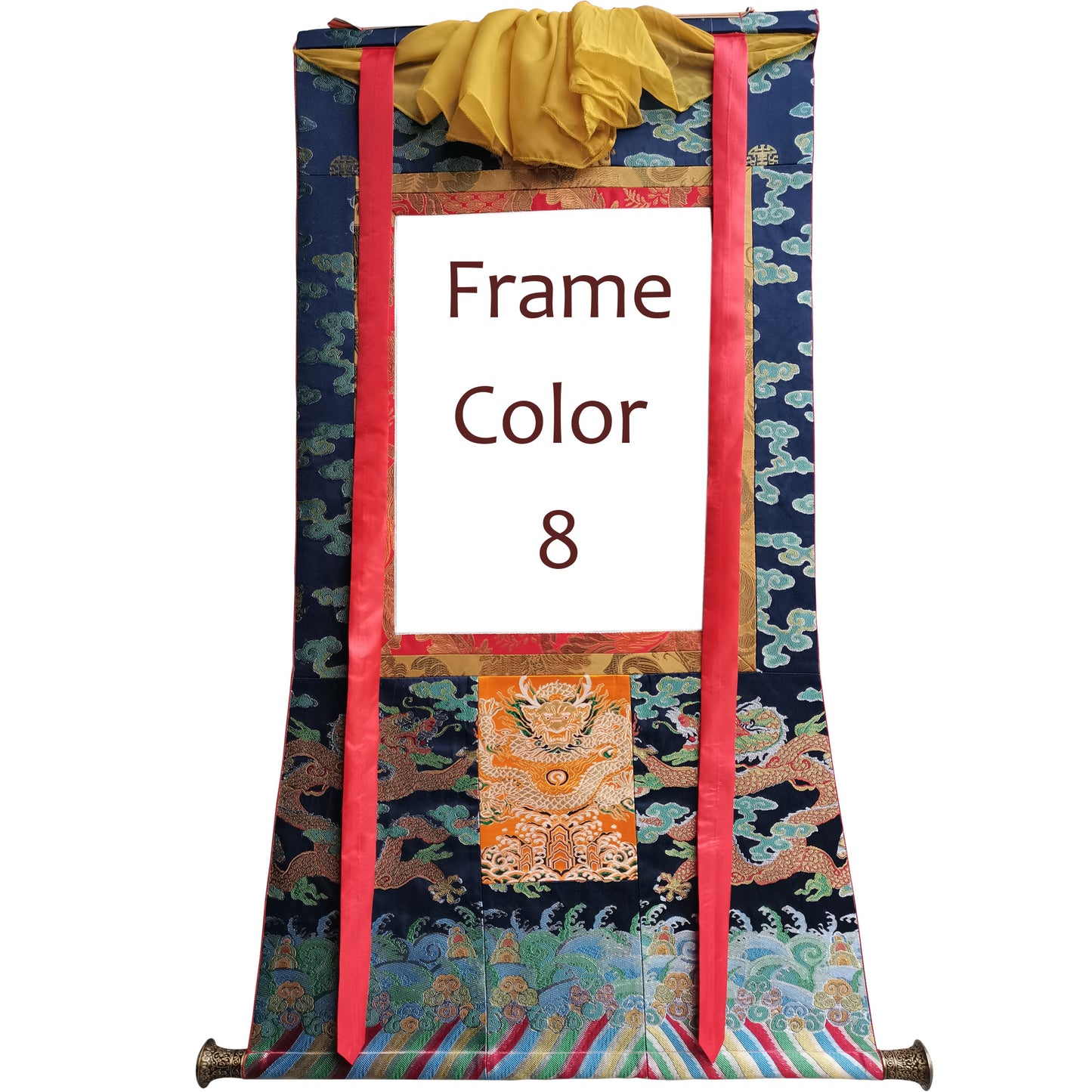 Gandhanra Customized Thangka Frame Service, Handmade Tibetan Buddhist Tapestry Wall Hanging,Accepting Customized Patterns