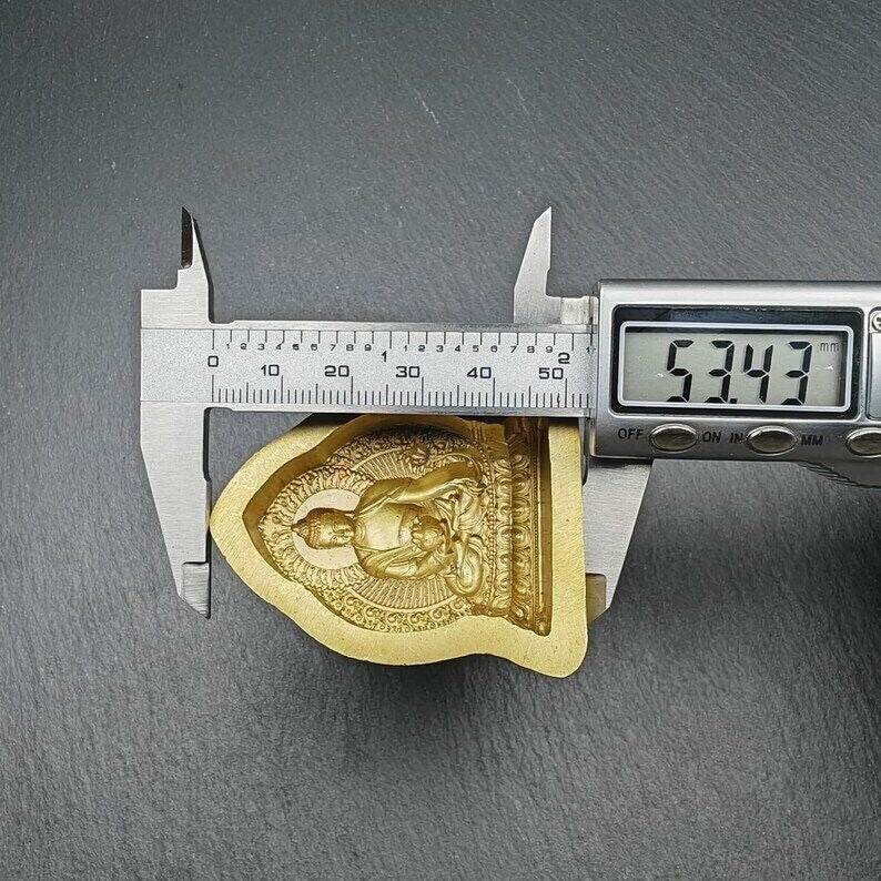 Bhaisajyaguru,Medicine Buddha - 4cm - Tibetan tsa tsa mold, view 7