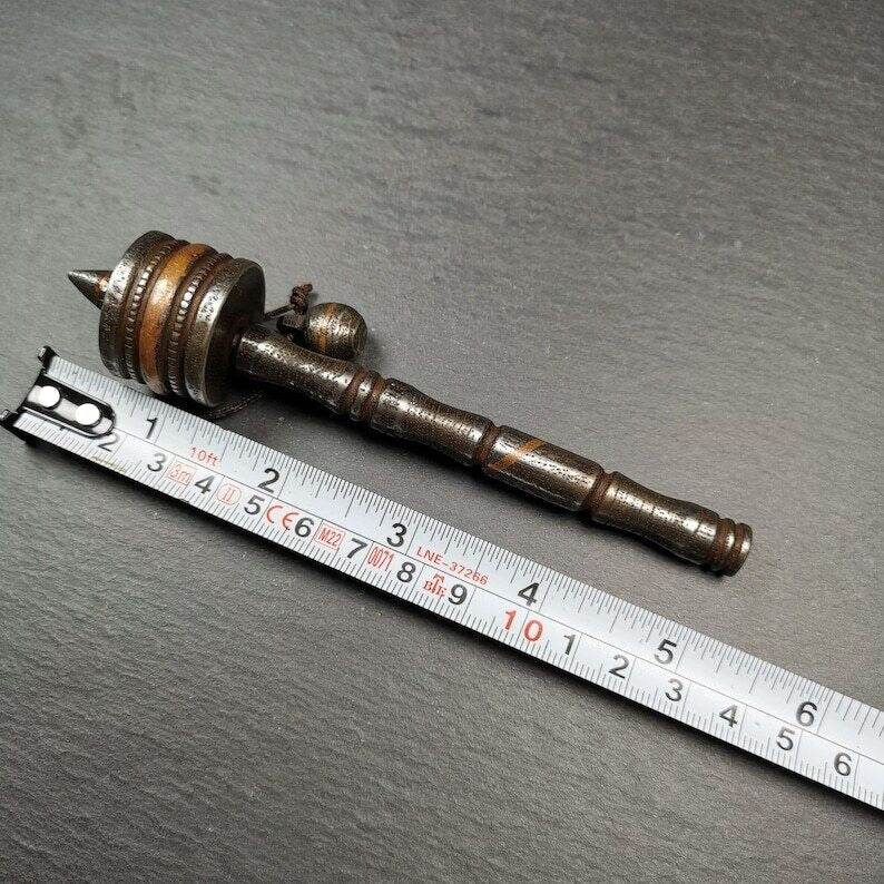 Handheld Prayer Wheel,Mani Wheel - Tibetan Buddhist art, view 9