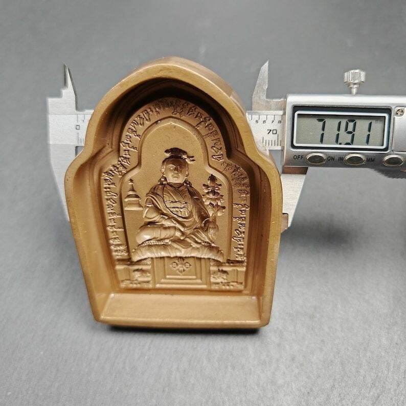 Jigme Lingpa Tsa Tsa Mold,9cm Height - Tibetan tsa tsa mold, view 9