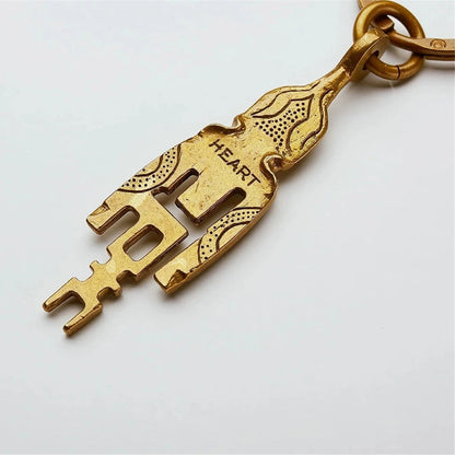 Amulet Keychain,The Key of Heart