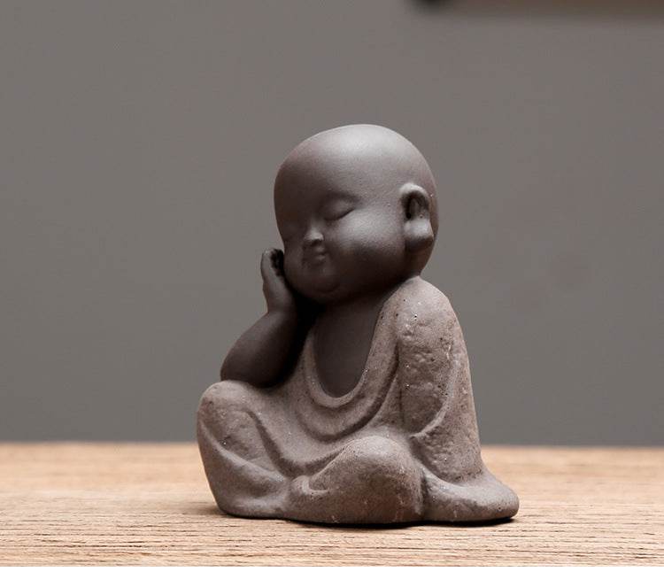 Purple Sand Meditation Buddha Statues - Tibetan Buddhist statue, view 17