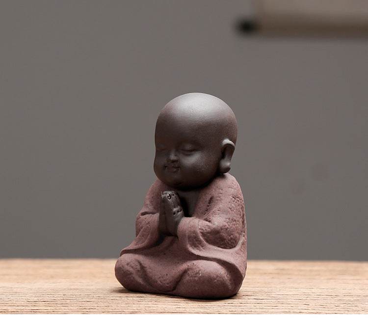 Purple Sand Meditation Buddha Statues - Tibetan Buddhist statue, view 16