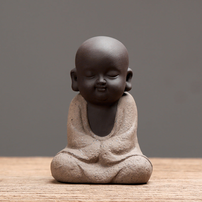 Purple Sand  Meditation Buddha Statues