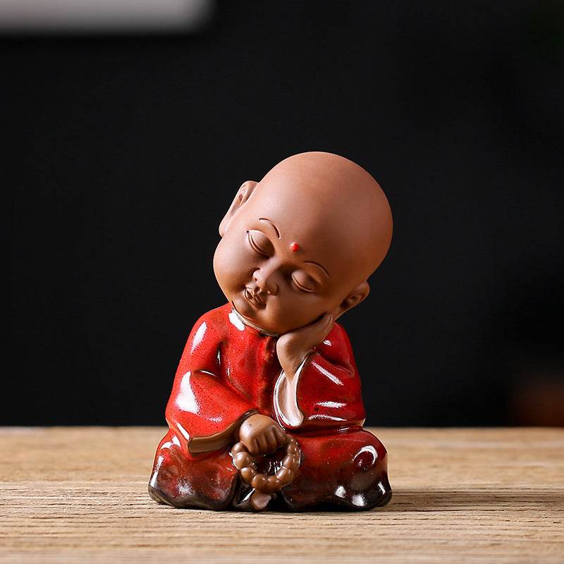 Purple Sand Meditation Buddha Statue - Tibetan Buddhist statue, view 16
