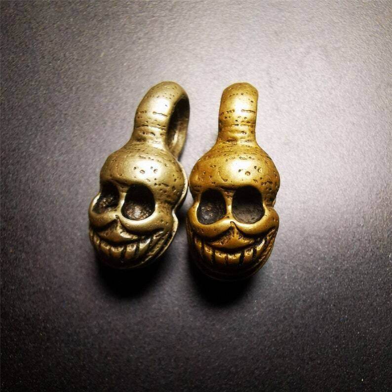 Skull Sitavana Shape Bead Counter Clip - Tibetan Buddhist art, view 6