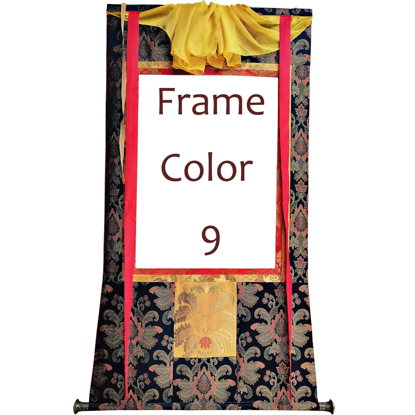 Gandhanra Customized Thangka Frame Service, Handmade Tibetan Buddhist Tapestry Wall Hanging,Accepting Customized Patterns