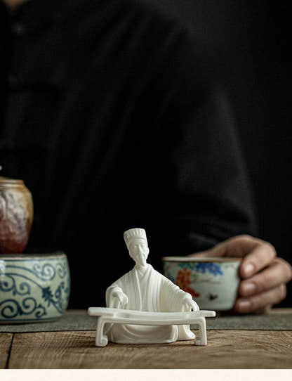 White Porcelain Buddha Statues - Tibetan Buddhist statue, view 12