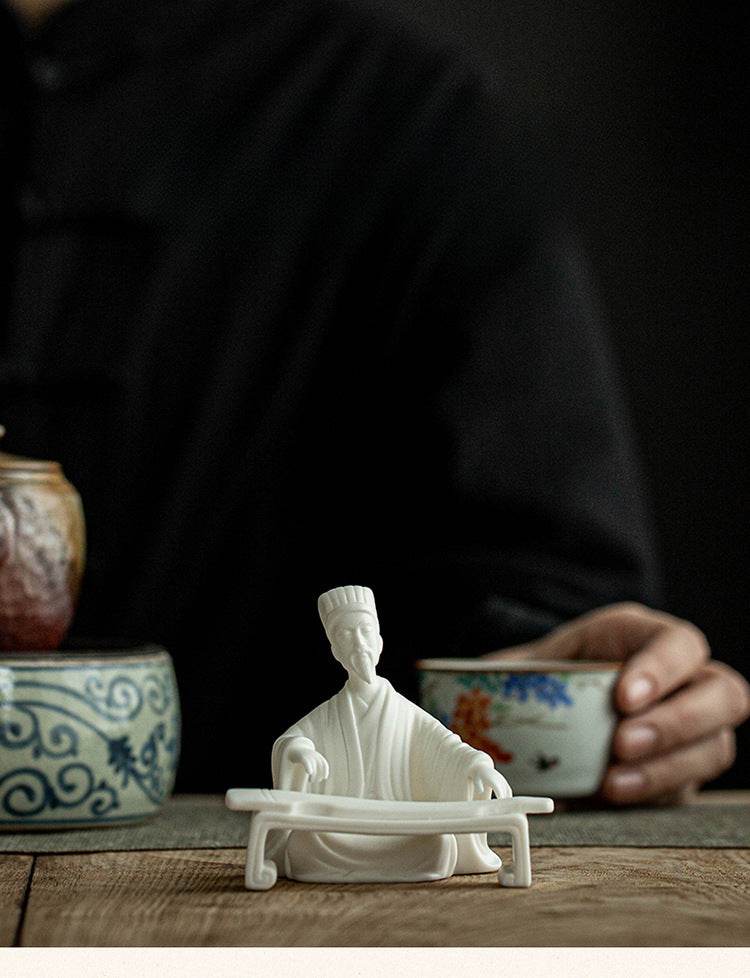 White Porcelain Buddha Statues - Tibetan Buddhist statue, view 12