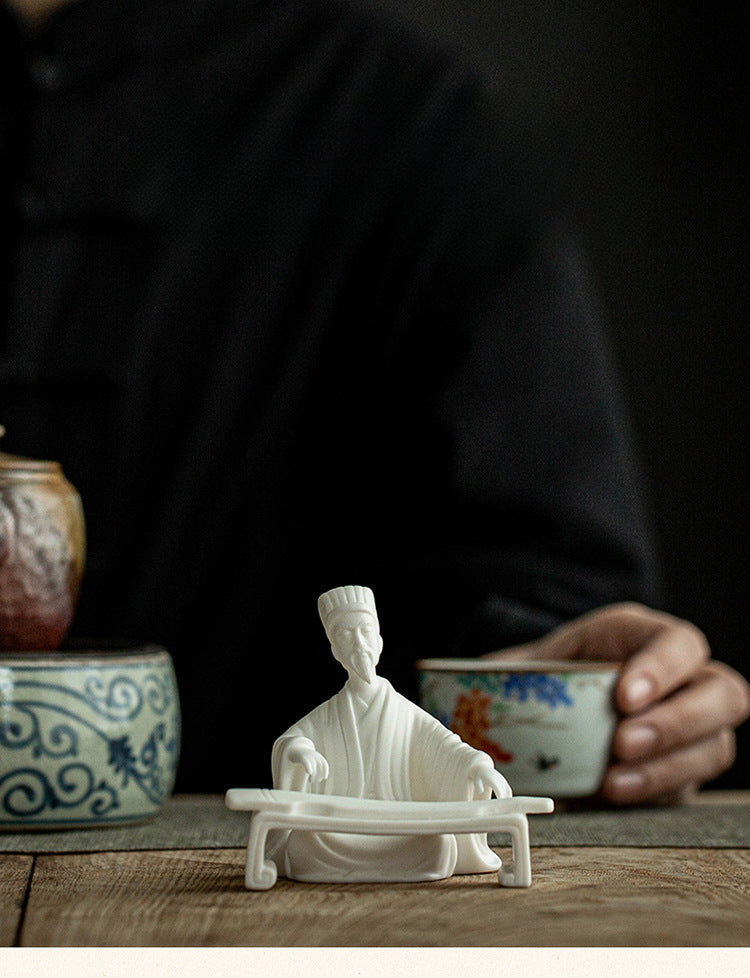 White Porcelain Buddha Statues